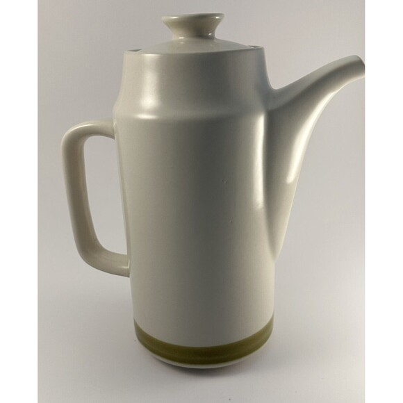Spring Bouquet Stoneware 8.25" Tall 6-CUP Coffee Pot W/ Lid Japan - Picture 1 of 8